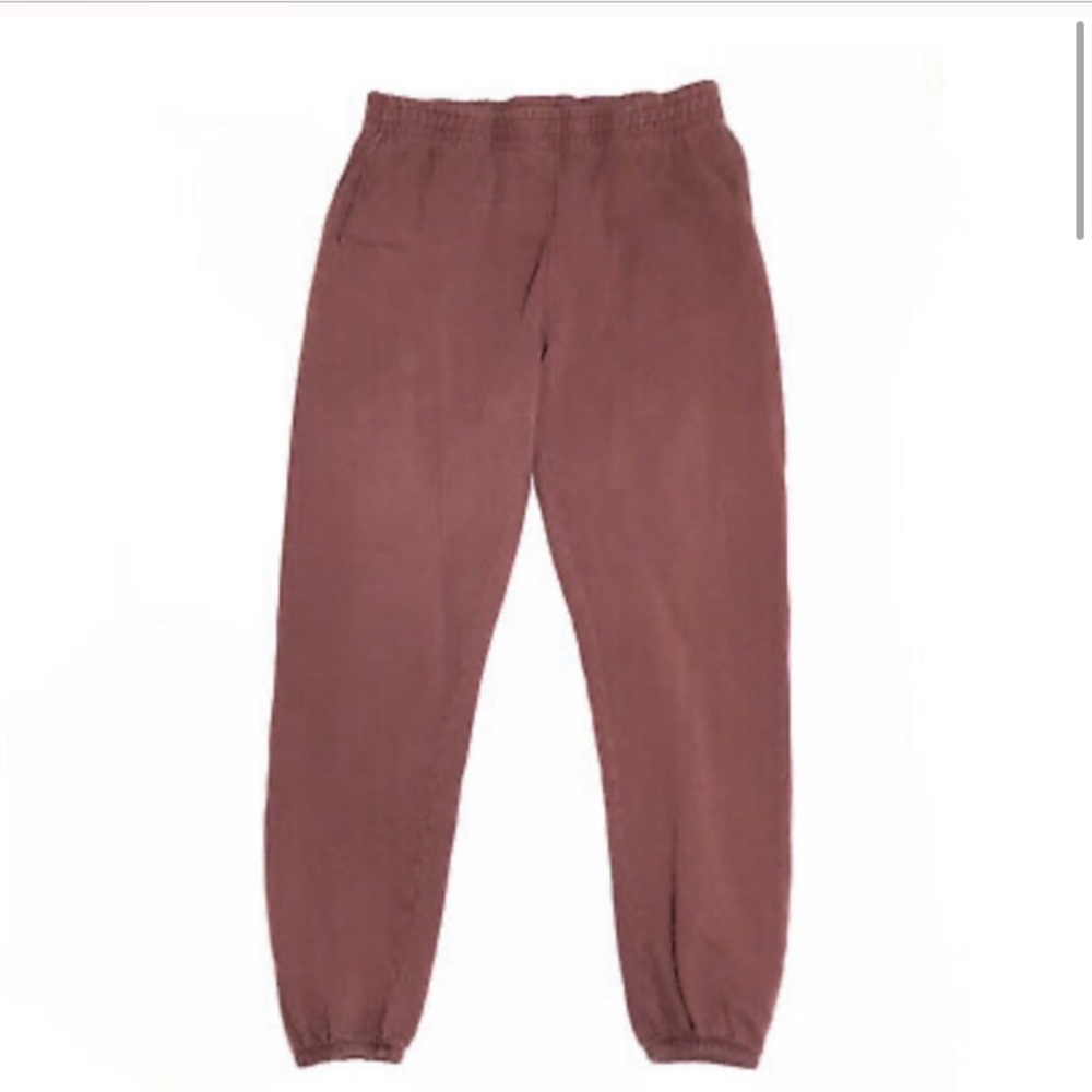 OUTDOOR VOICES BURGUNDY SWEAT PANTS